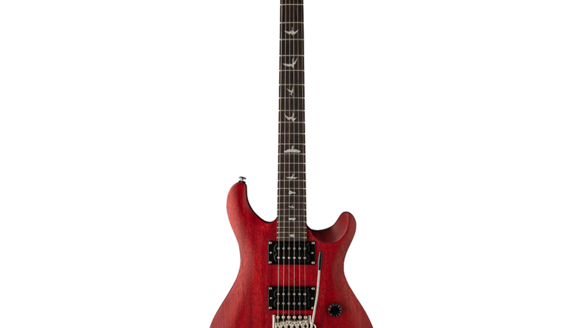 PRS SE CE 24 Standard Satin Electric Guitar Vintage Cherry Finish with Gig Bag – CH44VC